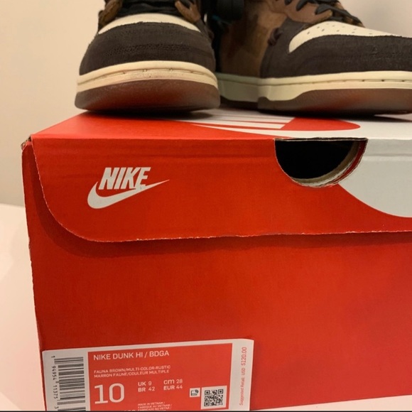 Nike Dunk High x Bodega Fauna Brown - Picture 4 of 7